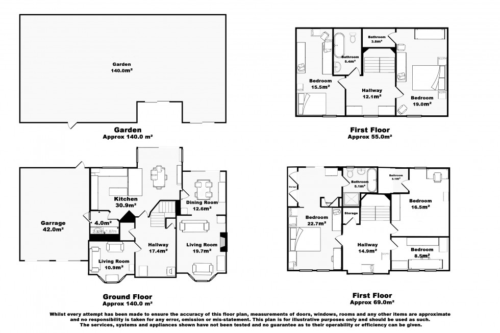 Floorplan for Regents Drive, Woodford Green