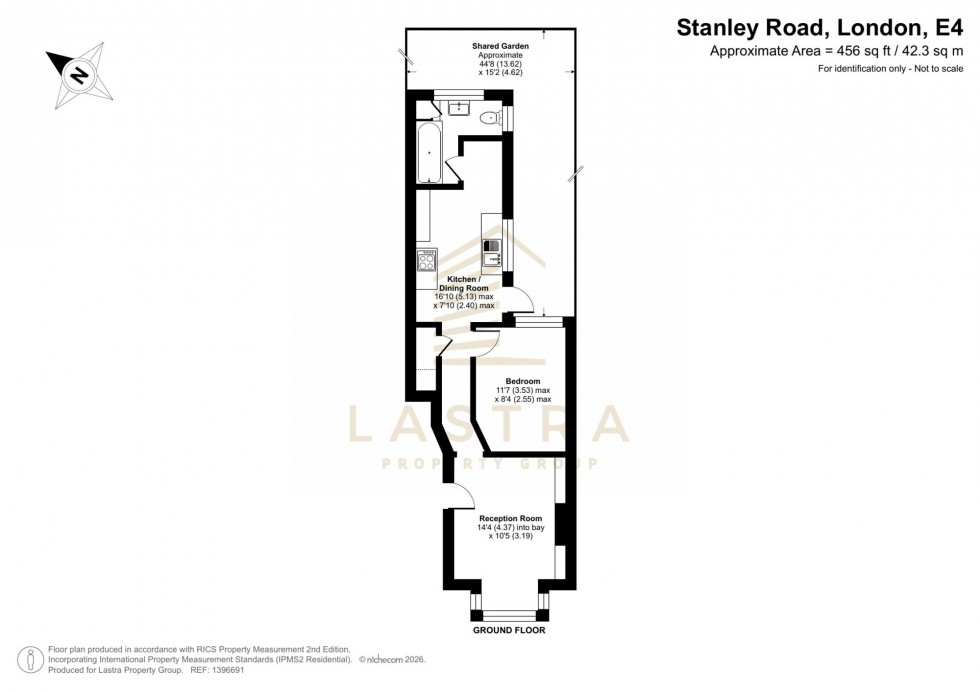 Floorplan for Stanley Road, London, E4