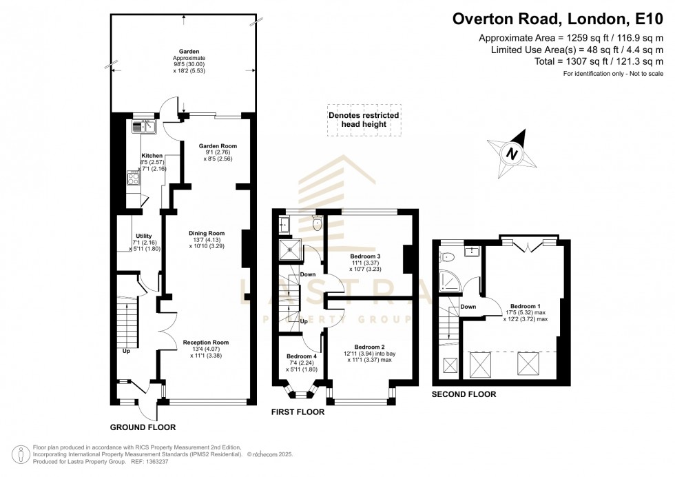 Floorplan for Overton Road, London