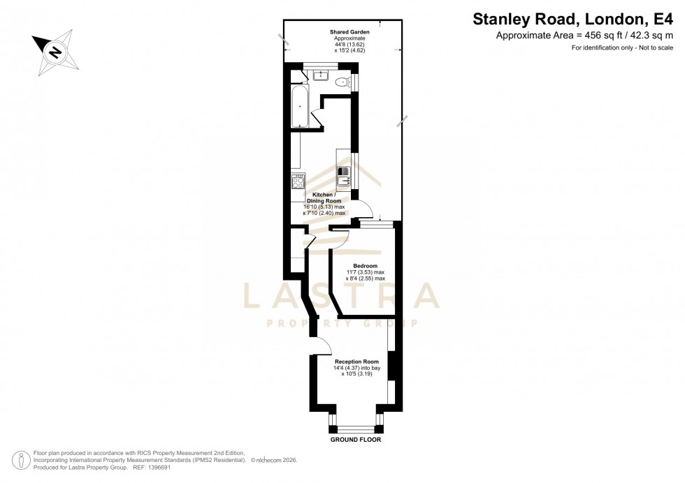 Floorplan for Stanley Road, London