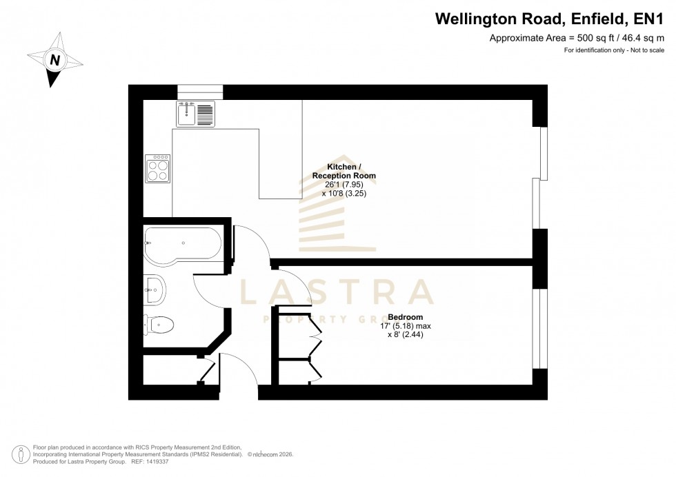 Floorplan for Kenwood House, 74 Wellington Road, Enfield