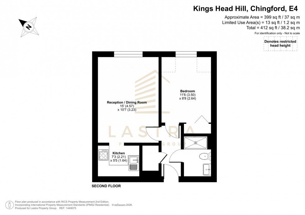 Floorplan for Kings Head Hill, Homebush House, E4